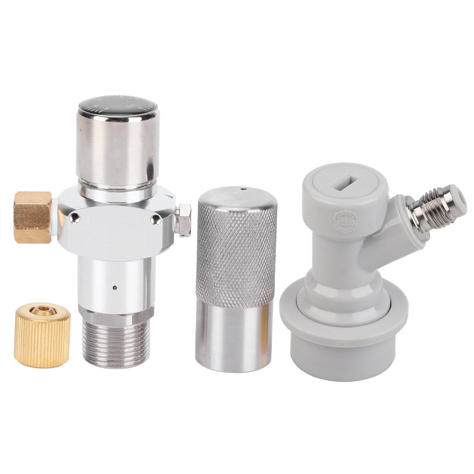 030PSI Nitrogen Regulator Mini Aluminum Alloy Coffee Nitrogen Charger with Gas Ball Lock
030PSI Nitrogen Regulator Mini Aluminum Alloy Coffee Nitrogen Charger with Gas Ball Lock