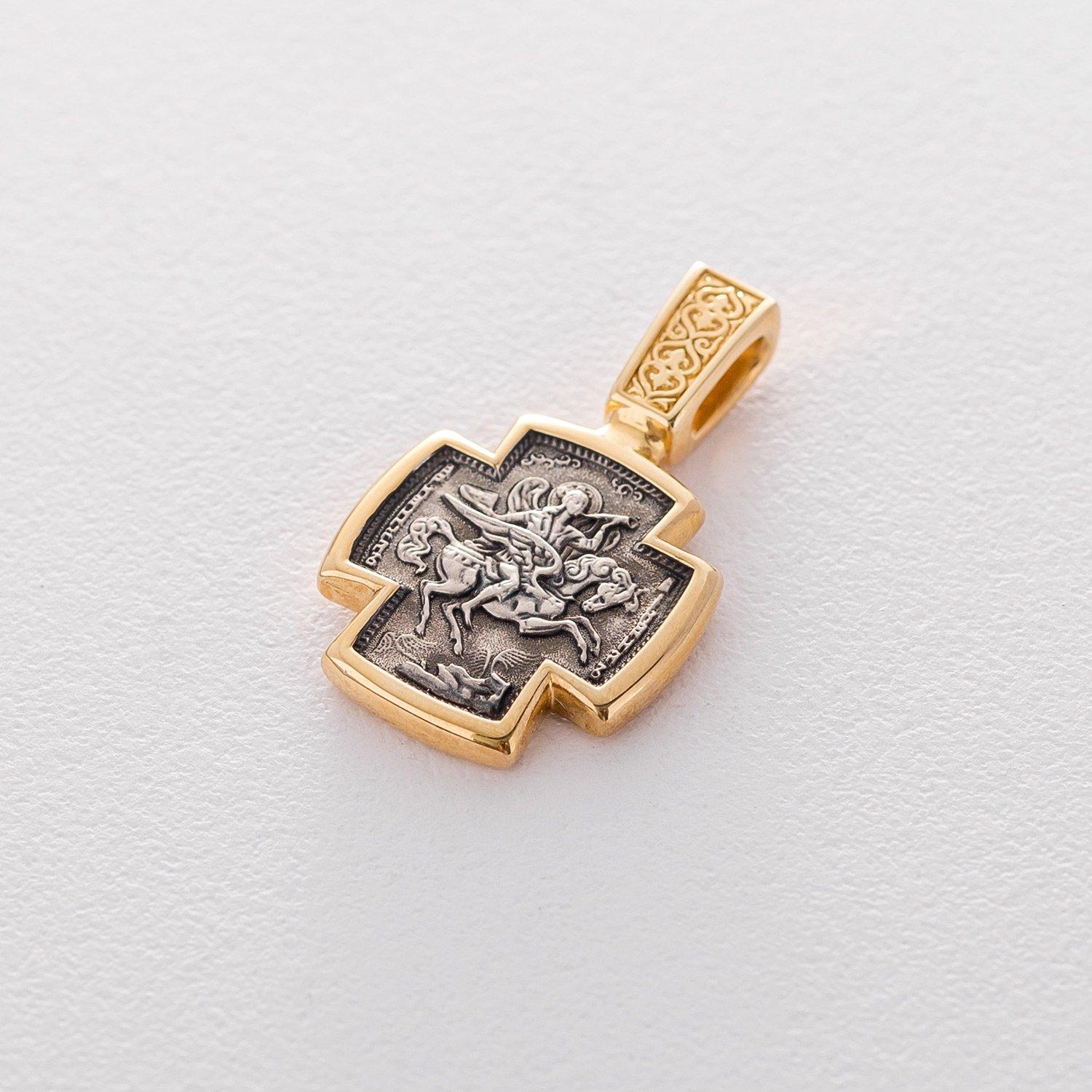 Срібний хрестик Георгій Побідоносець із позолотою Oniks срібний
Срібний хрестик Георгій Побідоносець із позолотою Oniks срібний