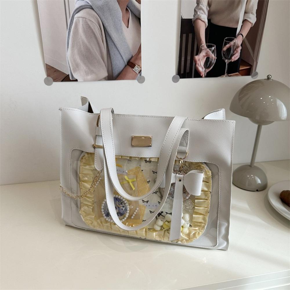 Bow JK Shoulder Bag Japanese Style Lolita Handbag Portable Canvas Tote Bag Girls білий
Bow JK Shoulder Bag Japanese Style Lolita Handbag Portable Canvas Tote Bag Girls білий