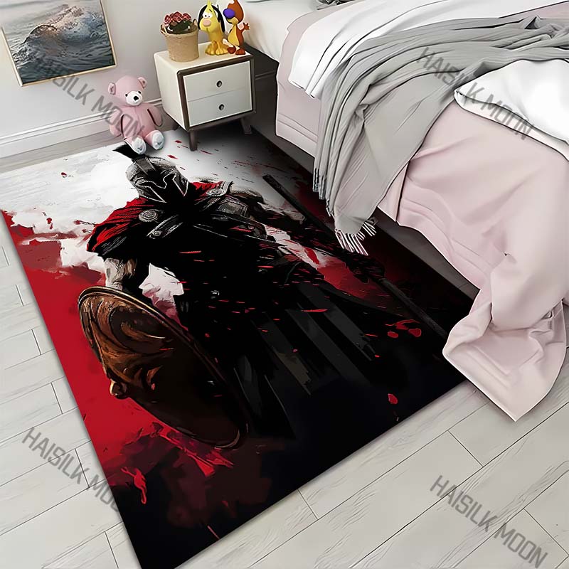 1PC Spartan warrior helmet red cape spear shield Print Carpet for Living Room Bedroom Sofa Home Decor Rus Non-slip Floor Mat 40x60cm
1PC Spartan warrior helmet red cape spear shield Print Carpet for Living Room Bedroom Sofa Home Decor Rus Non-slip Floor Mat 40x60cm