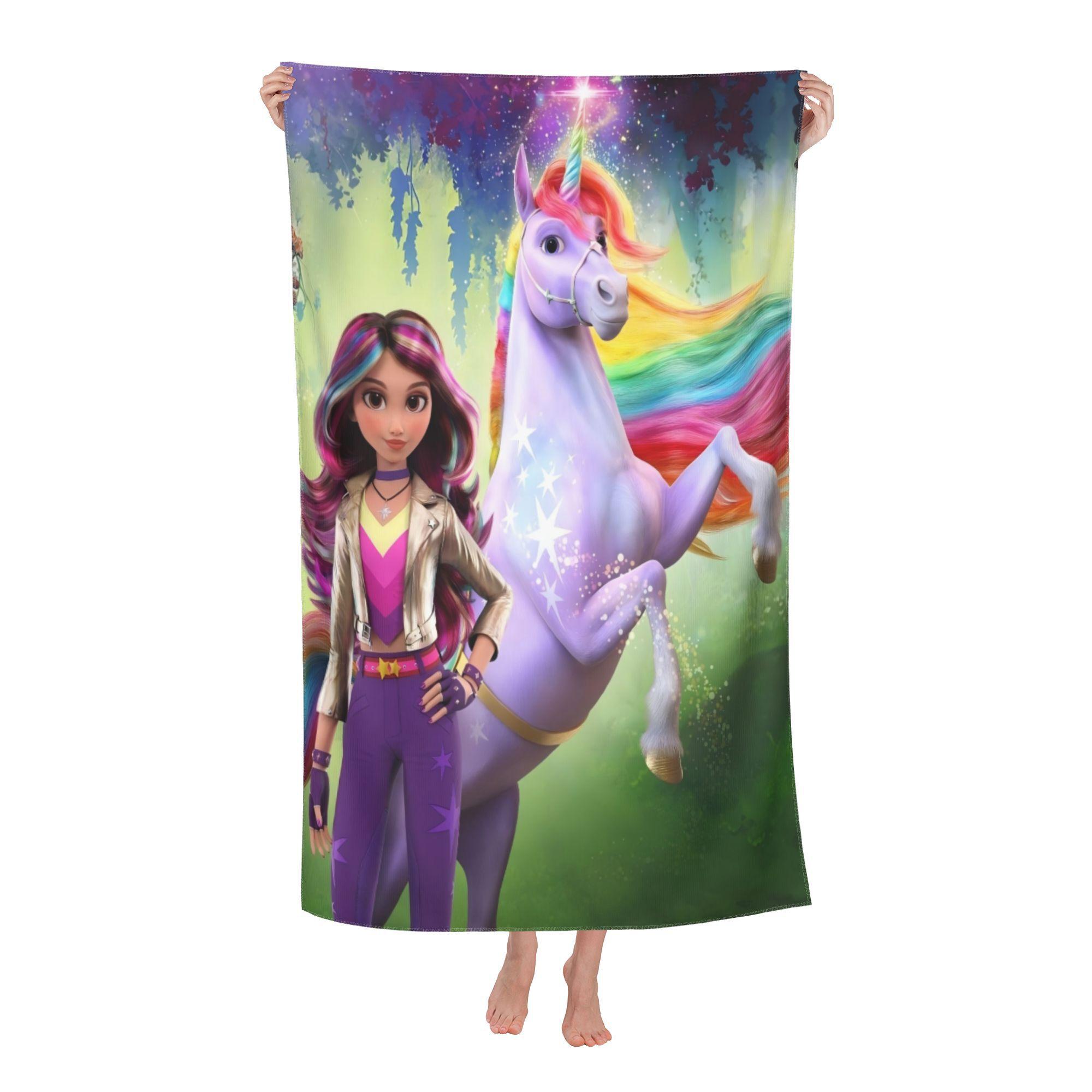 Rainbow Hair Anime Girl and Unicorn Tapestry Fairy Tale Wall Art Hanging for Bedroom Dorm Home Decoration Holiday Gift for Kids W40*H60(CM)
Rainbow Hair Anime Girl and Unicorn Tapestry Fairy Tale Wall Art Hanging for Bedroom Dorm Home Decoration Holiday Gift for Kids W40*H60(CM)