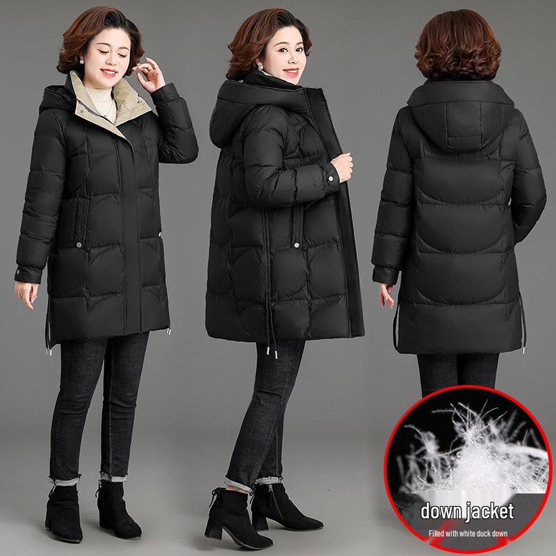 Elegant Plus-Size Wide-Leg Coat for Middle-Aged Women - Stylish New Down Jacket 5XL 171-185 lbs
Elegant Plus-Size Wide-Leg Coat for Middle-Aged Women - Stylish New Down Jacket 5XL 171-185 lbs