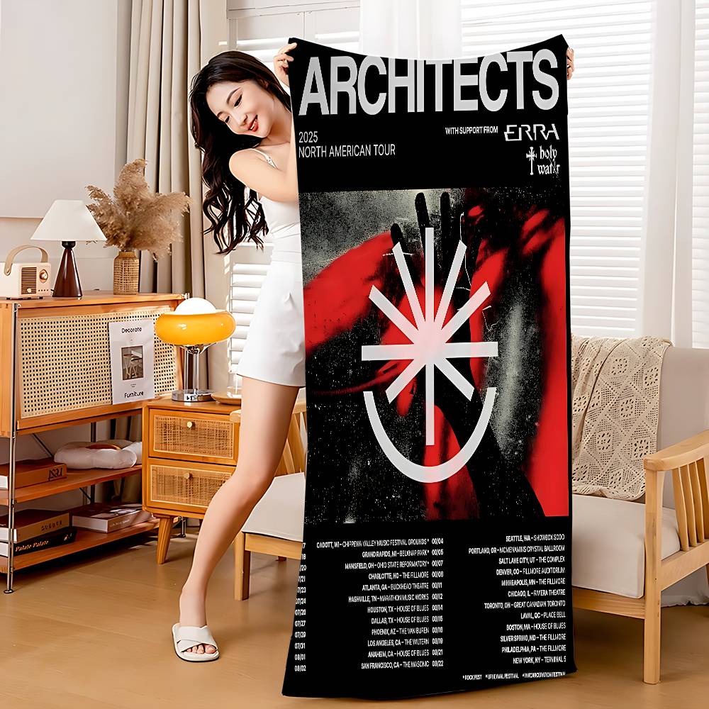 Music Band A-Architects Beach Towel Colorful Bath Towels For Girl Microfiber Quick Dry Sand Free Beach Yoga Spa Gym Pool W30*H60(CM)
Music Band A-Architects Beach Towel Colorful Bath Towels For Girl Microfiber Quick Dry Sand Free Beach Yoga Spa Gym Pool W30*H60(CM)