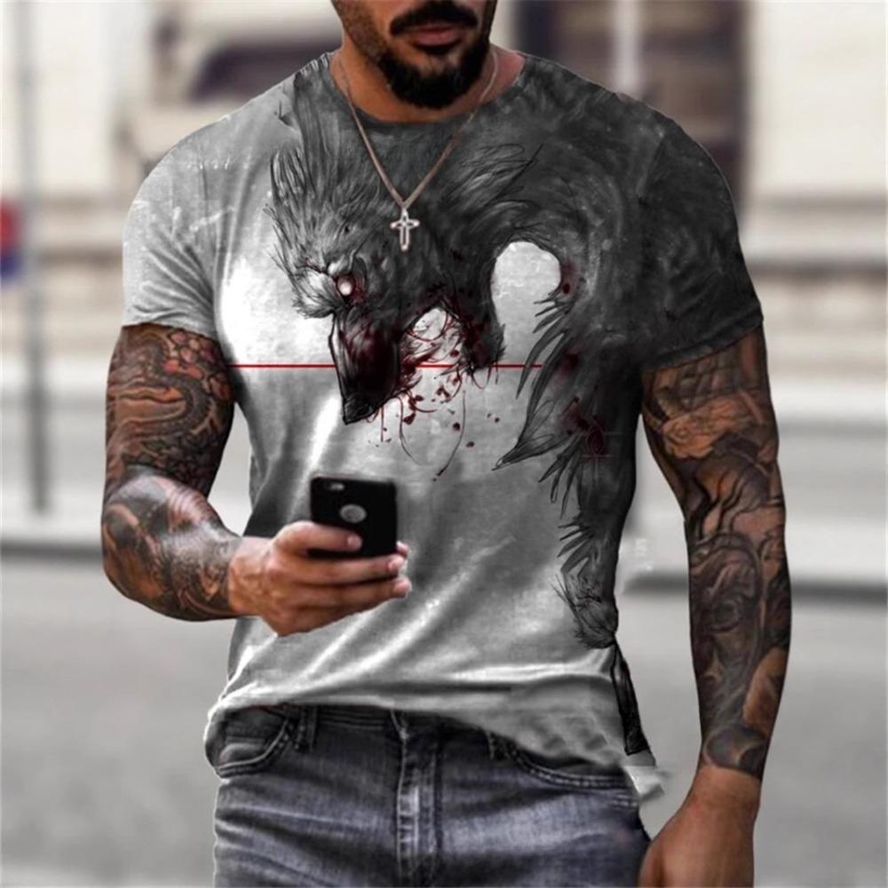 Summer Men s Outdoor Beast Print Short-sleeved T-shirt, Fashionable and Casual Men s 3D Short-sleeved T-shirt XXL
Summer Men s Outdoor Beast Print Short-sleeved T-shirt, Fashionable and Casual Men s 3D Short-sleeved T-shirt XXL