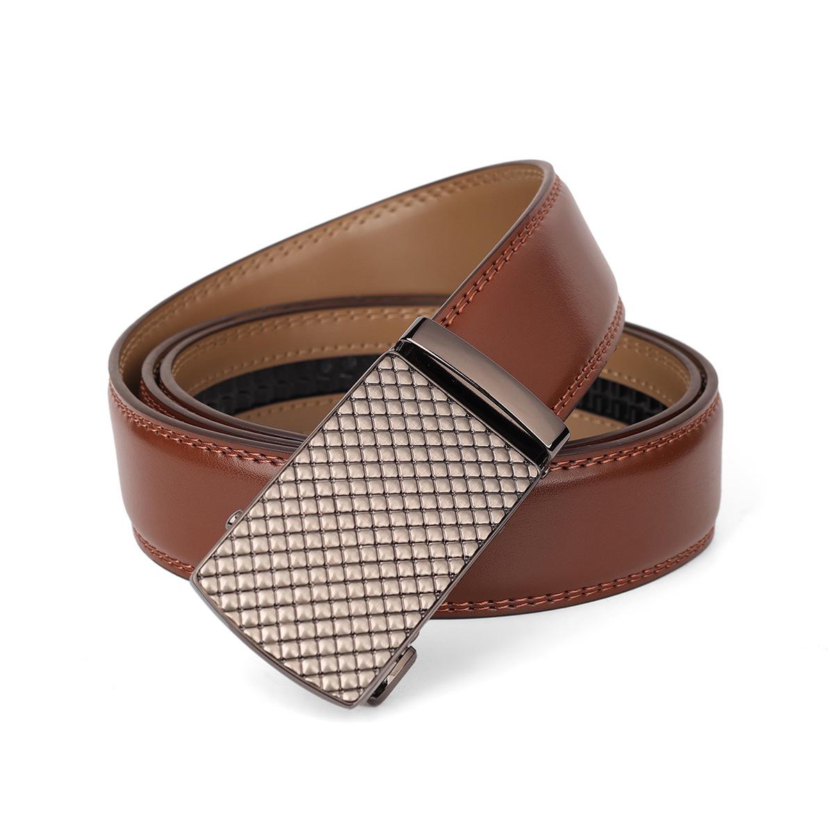 Men s Genuine Leather Automatic Buckle Belt: Business Fashion, Two-Layer Cowhide, Antique Distressed Design. 125 cm
Men s Genuine Leather Automatic Buckle Belt: Business Fashion, Two-Layer Cowhide, Antique Distressed Design. 125 cm