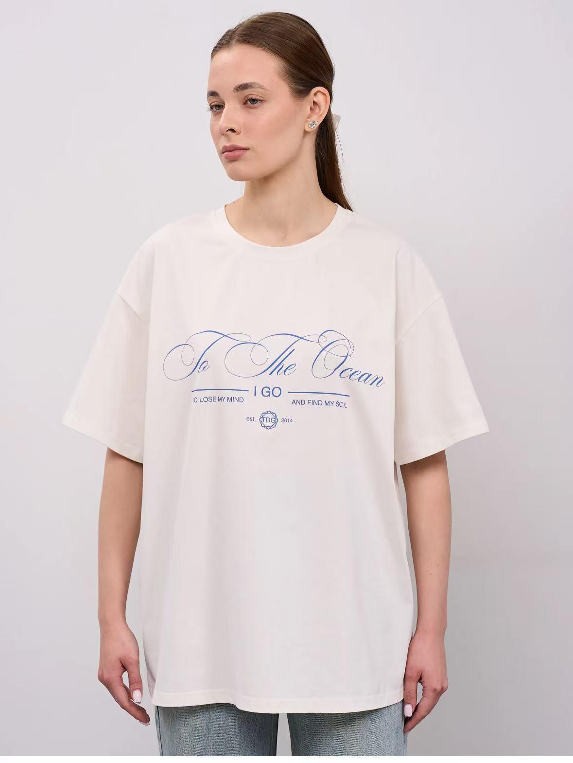 Unisex Blue Striped Cotton T-Shirt - Trendy Casual Couple s Fashion (2014) Large
Unisex Blue Striped Cotton T-Shirt - Trendy Casual Couple s Fashion (2014) Large