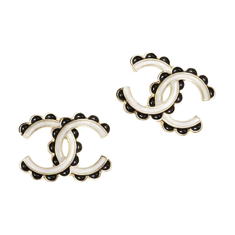 Chanel Hollow Double C Design Metal Cross Earrings Women Earrings Black White ABE184-B18071-NZT73 Box+Padding Board,F,Black/White
Chanel Hollow Double C Design Metal Cross Earrings Women Earrings Black White ABE184-B18071-NZT73 Box+Padding Board,F,Black/White