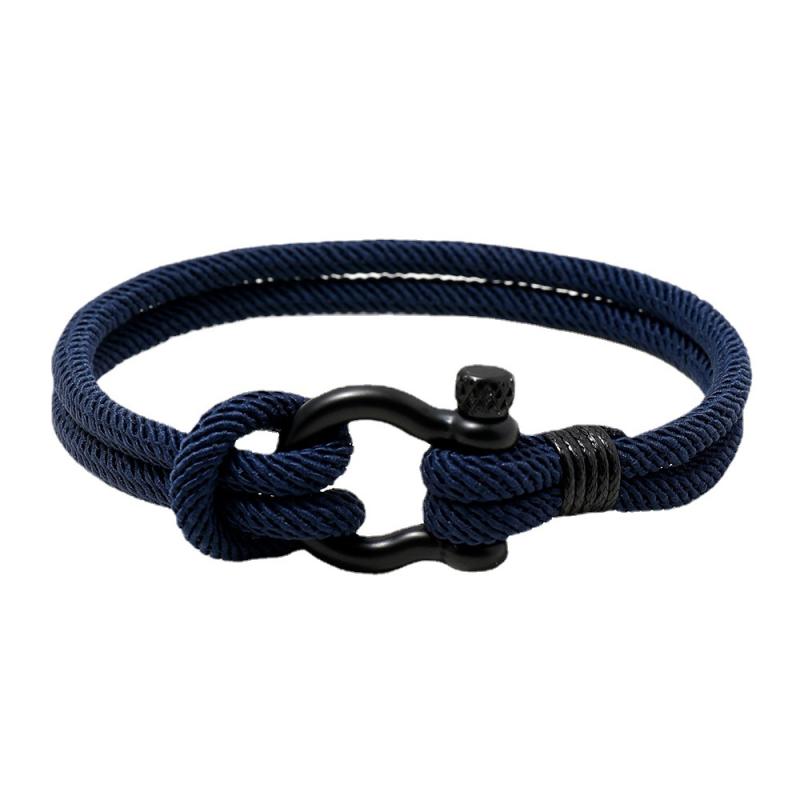 Punk Rock Bracelet For Men Women Simple Horseshoe Buckle Bracelet Minimalist Double Strand Rope Bracelet Jewelry Accessories A5
Punk Rock Bracelet For Men Women Simple Horseshoe Buckle Bracelet Minimalist Double Strand Rope Bracelet Jewelry Accessories A5