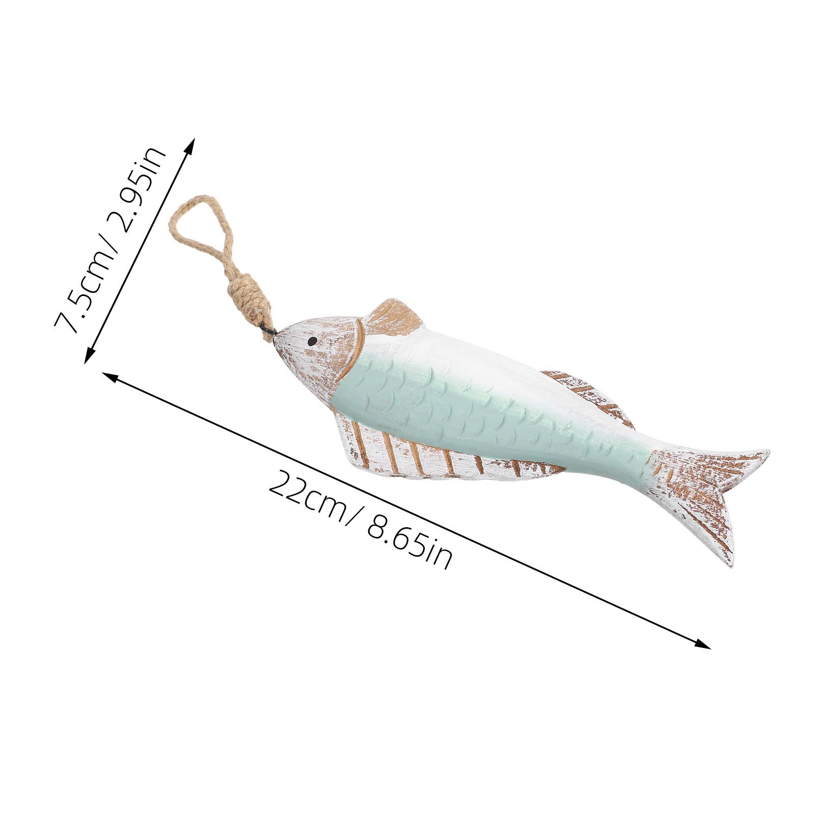 Hand Carved Wooden Fish Wall Hanging Nautical Coastal Decor Rustic Mediterranean Vintage Fish Shape Wall Ornament for Beach Home світло-зелений колір
Hand Carved Wooden Fish Wall Hanging Nautical Coastal Decor Rustic Mediterranean Vintage Fish Shape Wall Ornament for Beach Home світло-зелений колір