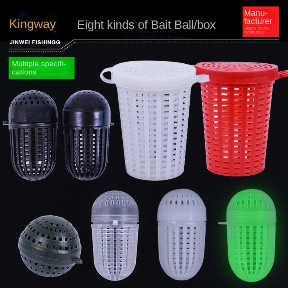 Luminous Basket Feeder Holder Tackle Swim Feeder Basket Portable Fishing Bait Cage Black-one-piece model
Luminous Basket Feeder Holder Tackle Swim Feeder Basket Portable Fishing Bait Cage Black-one-piece model