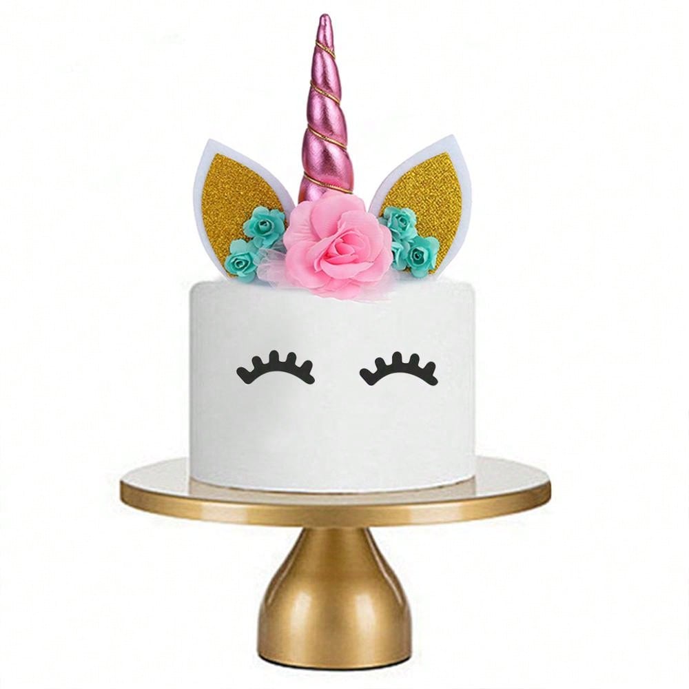 1set Cake Topper Unicorn With 2 Eyelashes Base for Birthday Party Cake Dessert DIY Decoration Supplies 1set розового золота
1set Cake Topper Unicorn With 2 Eyelashes Base for Birthday Party Cake Dessert DIY Decoration Supplies 1set розового золота