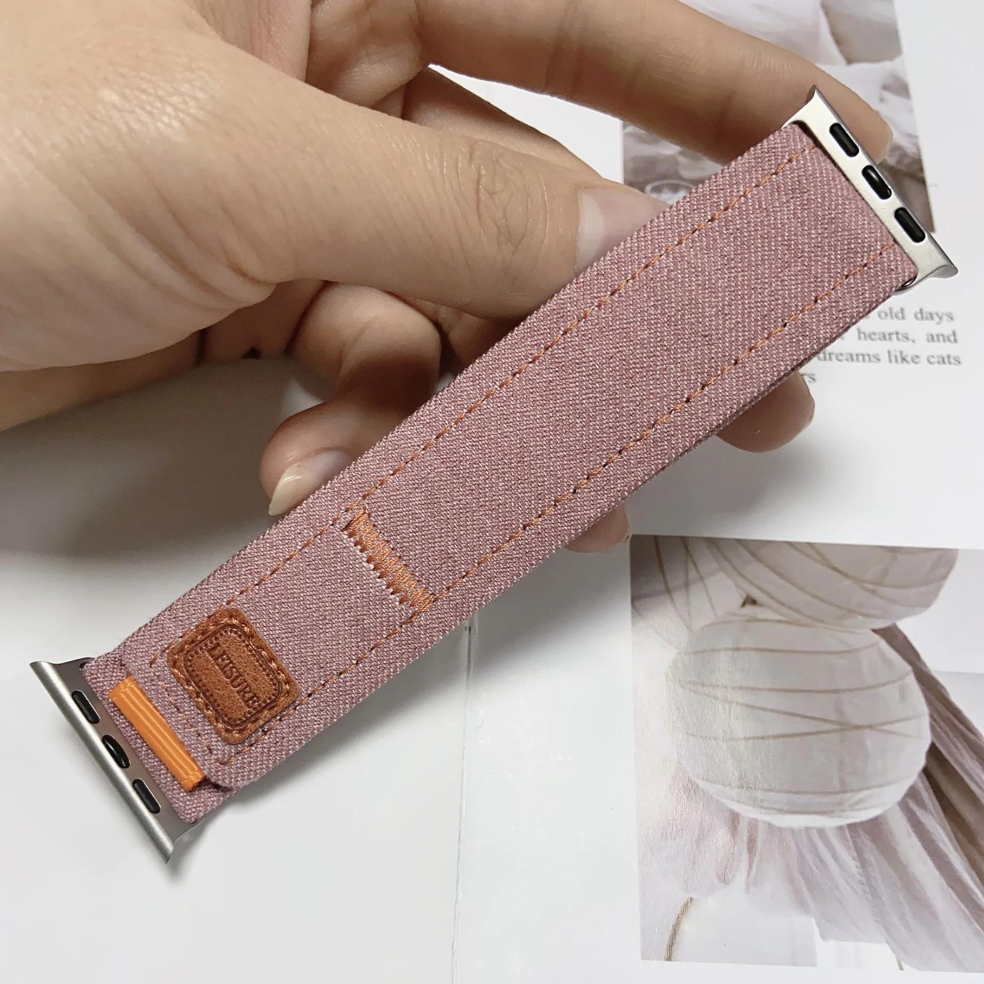 Nylon Loop Strap For Apple Watch Ultra 3/2 49mm Series 11 10 9 8 7 45mm 41mm 42mm 46mm Denim Canvas Bracelet iWatch 6 5 SE Band Ultra 49mm розовый
Nylon Loop Strap For Apple Watch Ultra 3/2 49mm Series 11 10 9 8 7 45mm 41mm 42mm 46mm Denim Canvas Bracelet iWatch 6 5 SE Band Ultra 49mm розовый