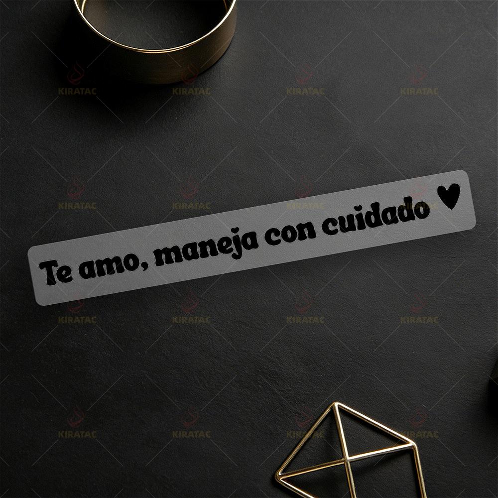 Trendy Spanish Te Amo, Maneja Con Cuidado Car Stickers for Auto Rearview Mirror Motorcycles Helmet Bicycle Car Vinyl Decals 12X1CM
Trendy Spanish Te Amo, Maneja Con Cuidado Car Stickers for Auto Rearview Mirror Motorcycles Helmet Bicycle Car Vinyl Decals 12X1CM