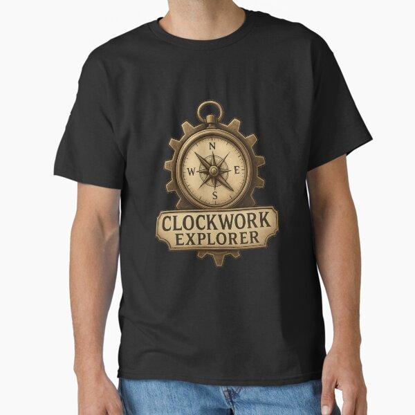 Men Casual Shirts Short Sleeves Clockwork Explorer Black Tees Oversized T-shirts XXXL чорний
Men Casual Shirts Short Sleeves Clockwork Explorer Black Tees Oversized T-shirts XXXL чорний