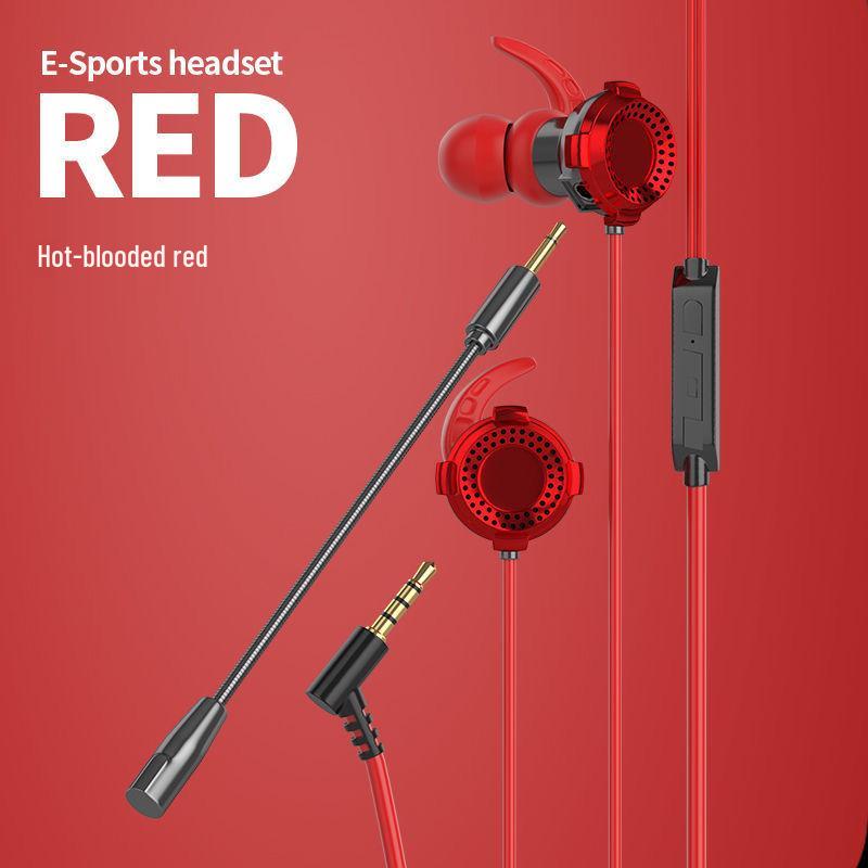 Esports In-ear Gaming Headset with Mic for Android & PC - PUBG-Ready Wired Earbuds чорний/червоний
Esports In-ear Gaming Headset with Mic for Android & PC - PUBG-Ready Wired Earbuds чорний/червоний