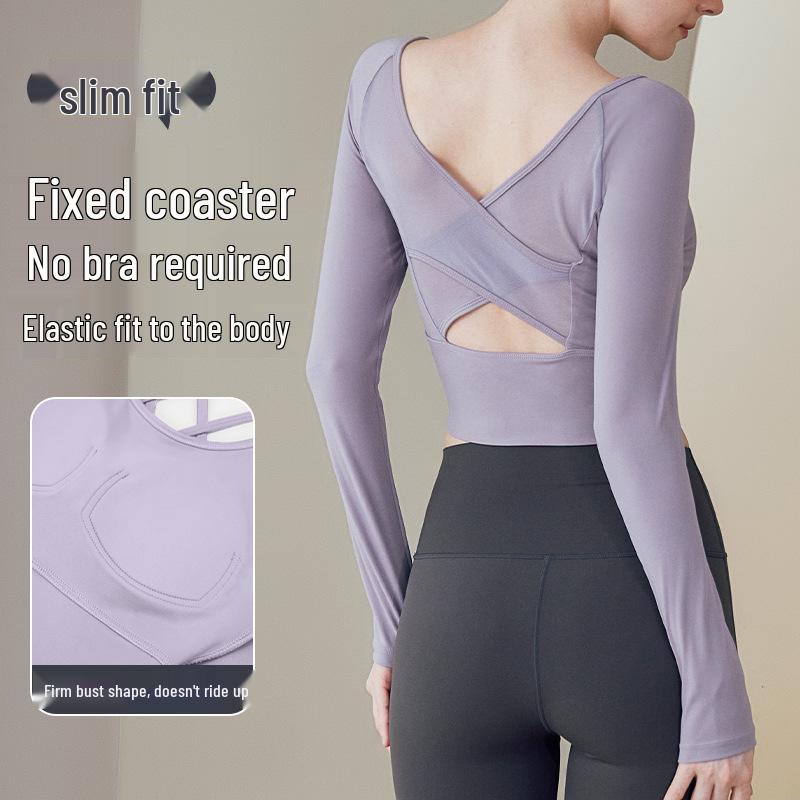 Lulu Women s Nude Mesh Cross Long Sleeve Yoga T-Shirt with Fixed Chest Pad for Pilates and Fitness Extra Large
Lulu Women s Nude Mesh Cross Long Sleeve Yoga T-Shirt with Fixed Chest Pad for Pilates and Fitness Extra Large