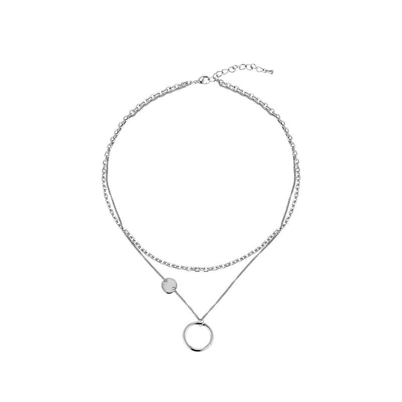 Sweet and cool double-layer titanium steel necklace women s 1111 new trendy collarbone chain niche design senior neck chain pendant women
Sweet and cool double-layer titanium steel necklace women s 1111 new trendy collarbone chain niche design senior neck chain pendant women