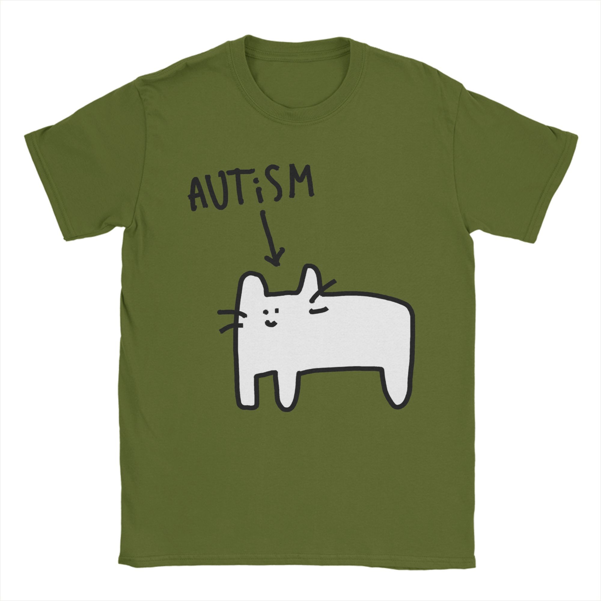 Men Women Autistic Cat Funny Animal T Shirt Pure Cotton Graphic Tee Shirts Clothing Outfits 4XL
Men Women Autistic Cat Funny Animal T Shirt Pure Cotton Graphic Tee Shirts Clothing Outfits 4XL