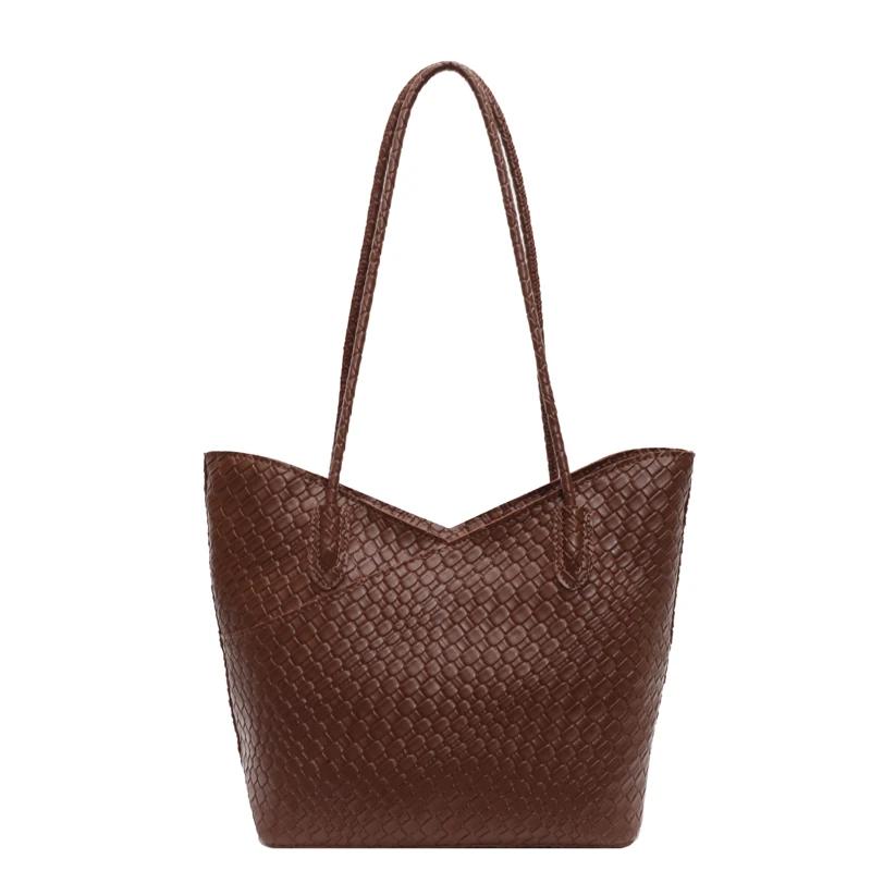 Большая вместительная женская сумка для покупок в стиле ретро, сумка-шоппер с высоким чувством стиля, сумка для поездок на работу, новинка на осень и зиму
Большая вместительная женская сумка для покупок в стиле ретро, сумка-шоппер с высоким чувством стиля, сумка для поездок на работу, новинка на осень и зиму