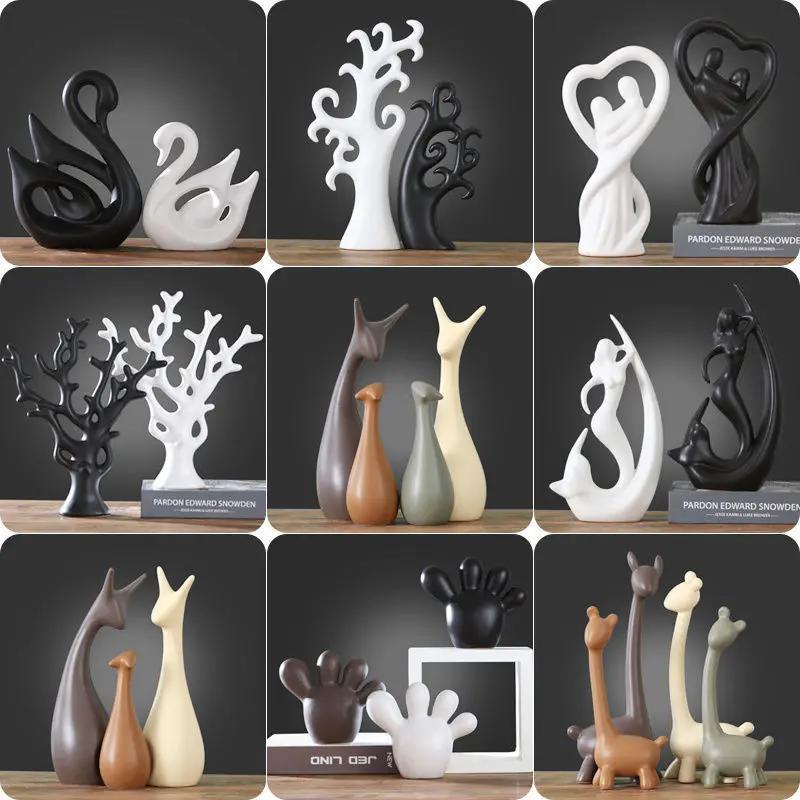 Nordic Gray Cute Deer Rabbit Elephant Ceramic Aornments Cabinet Store Bar Figurines Decoration Home Livingroom Sculpture Crafts
Nordic Gray Cute Deer Rabbit Elephant Ceramic Aornments Cabinet Store Bar Figurines Decoration Home Livingroom Sculpture Crafts