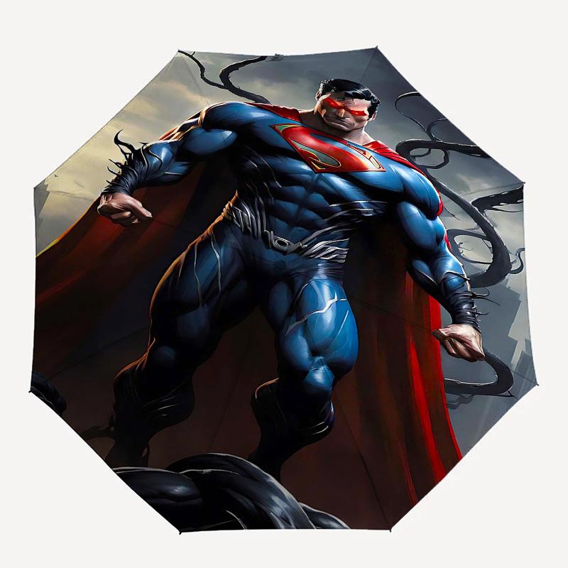1pc Superman Dark Automatic Folding Umbrella - Compact 8-Rib Design, Durable Plastic & Iron1072L
1pc Superman Dark Automatic Folding Umbrella - Compact 8-Rib Design, Durable Plastic & Iron1072L
