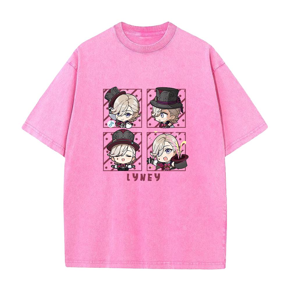 Hot Game Genshin Impact Lyney Printed Tshirt Men Women Oversized Tshirts Vintage Washed Tee Harajuku Male Casual Cotton T Shirt S
Hot Game Genshin Impact Lyney Printed Tshirt Men Women Oversized Tshirts Vintage Washed Tee Harajuku Male Casual Cotton T Shirt S