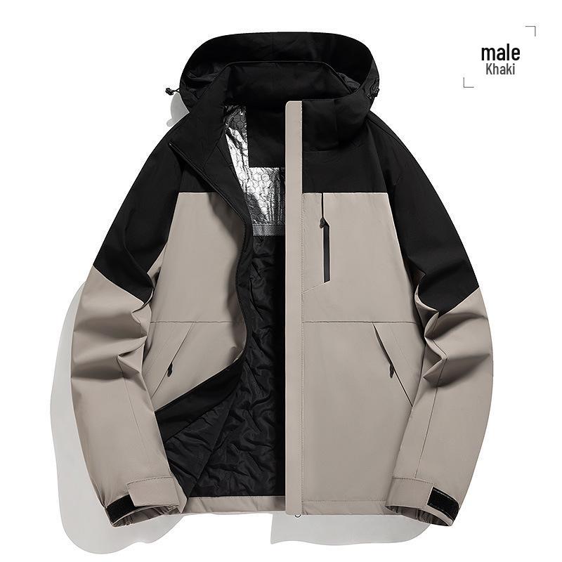 Men s & Women s Windproof Hooded Jacket - Autumn/Winter Thick, Velvet-Lined for Warmth, Outdoor Mountaineering Suit L
Men s & Women s Windproof Hooded Jacket - Autumn/Winter Thick, Velvet-Lined for Warmth, Outdoor Mountaineering Suit L