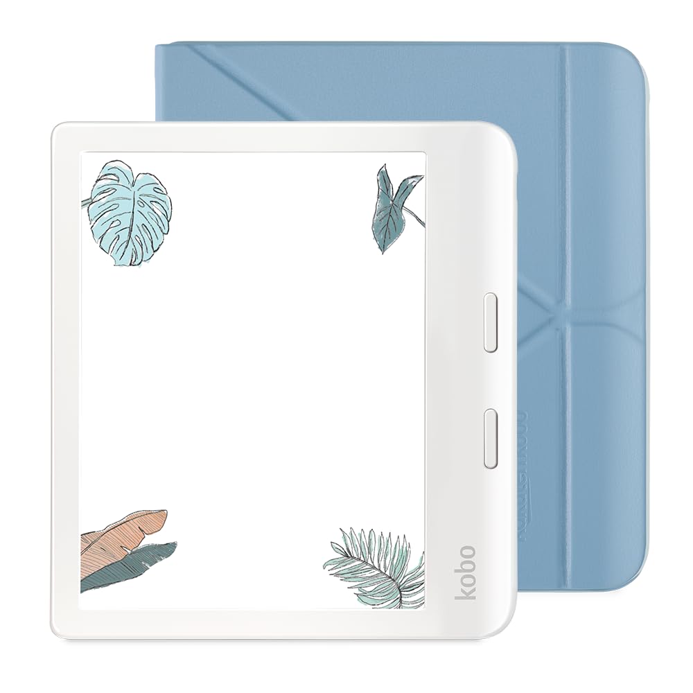 Kobo Libra Color (White) with Dusk Blue Sleep Cover, Color Compatible, Writing Function, Tablet, Eink, 7-inch, E-Reader, 32 GB, Waterproof, IPX8, Wi-F
Kobo Libra Color (White) with Dusk Blue Sleep Cover, Color Compatible, Writing Function, Tablet, Eink, 7-inch, E-Reader, 32 GB, Waterproof, IPX8, Wi-F