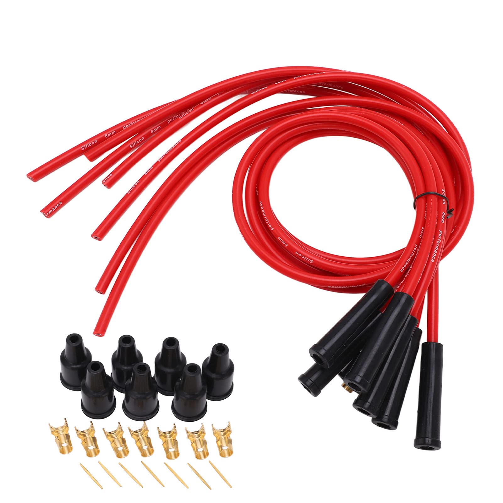 Spark Plug Ignition Wire Set for Classic Cars Ignition Wire for Classic Cars Red - 6-Cylinder -
Spark Plug Ignition Wire Set for Classic Cars Ignition Wire for Classic Cars Red - 6-Cylinder -