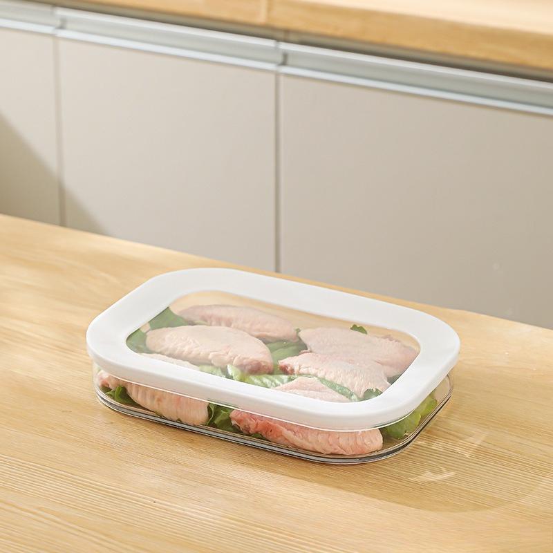 Stackable Leakproof Refrigerator Storage Container with Lid - Kitchen Organizer for Lunch Meat and Cooked Food Preservation
Stackable Leakproof Refrigerator Storage Container with Lid - Kitchen Organizer for Lunch Meat and Cooked Food Preservation