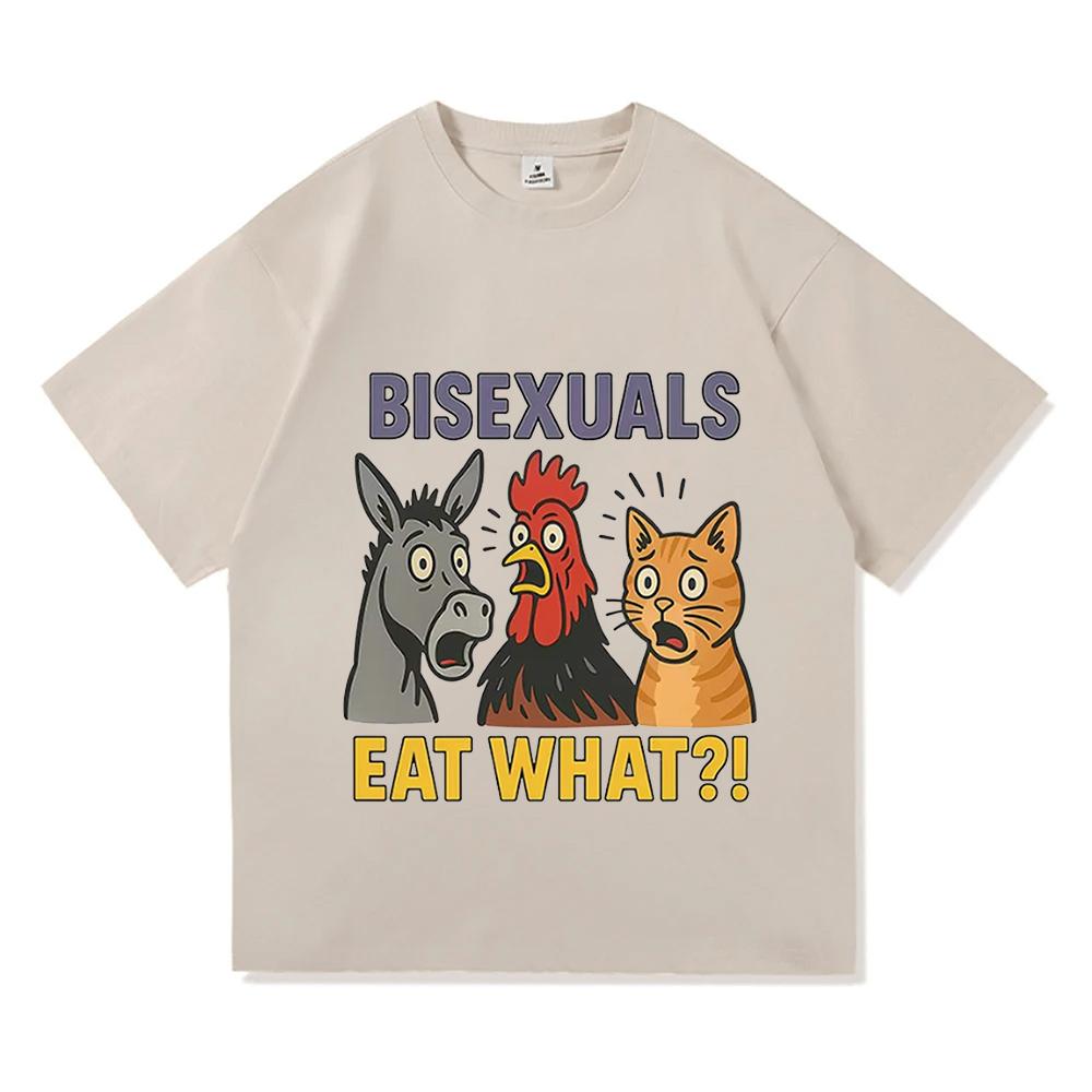 Bisexuals Eat What Funny Donkey Chicken Cat T Shirts Men Women Clothing Casual Cotton Oversized Short Sleeve T-shirts Streetwear S разноцветный
Bisexuals Eat What Funny Donkey Chicken Cat T Shirts Men Women Clothing Casual Cotton Oversized Short Sleeve T-shirts Streetwear S разноцветный