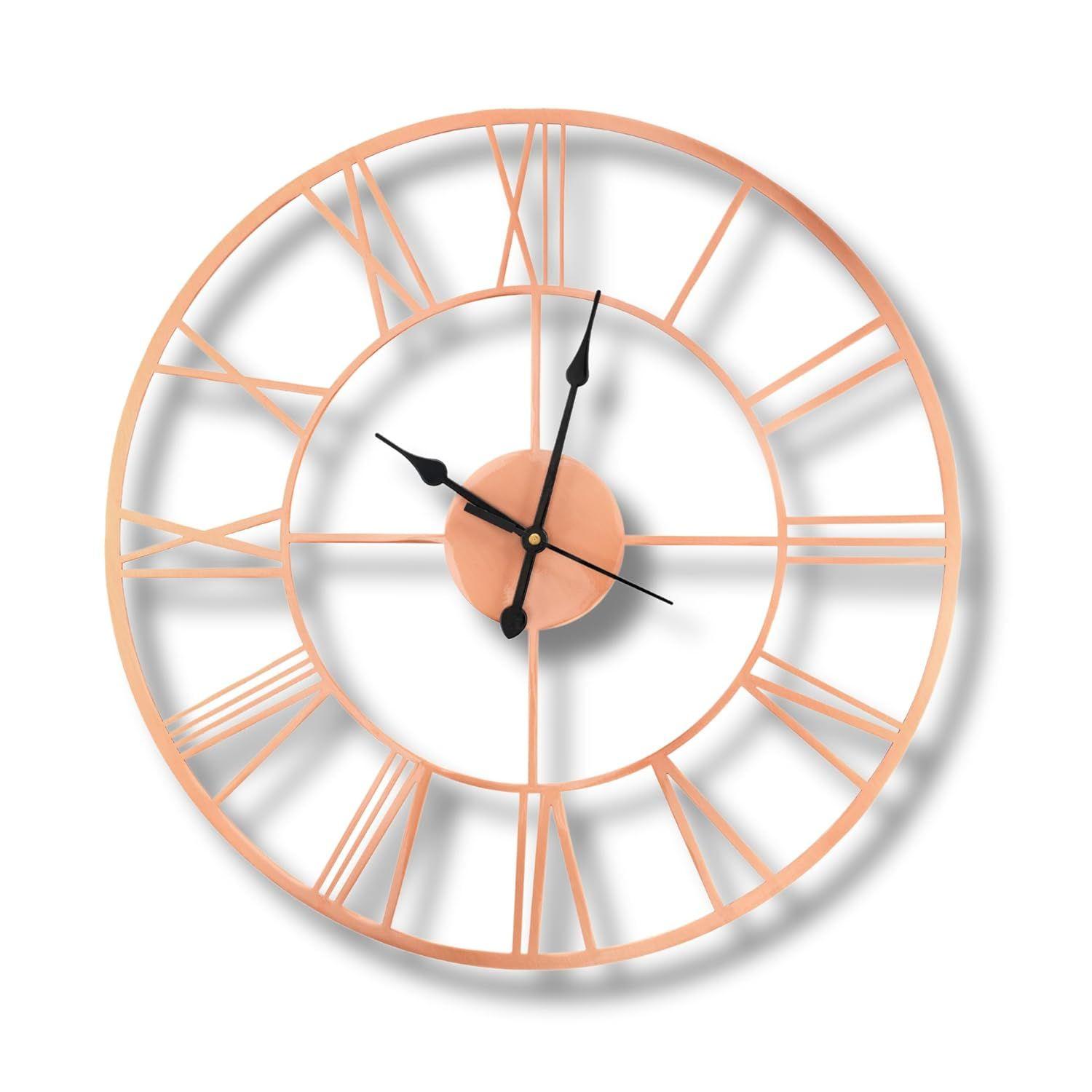 Roman Metallic Wall Clock for Home, Office, Living Room, Bedroom, Kids Room and Kitchen | Big Size Latest Home Decor | Rose Gold (Battery Included) 40 x 40 cm
Roman Metallic Wall Clock for Home, Office, Living Room, Bedroom, Kids Room and Kitchen | Big Size Latest Home Decor | Rose Gold (Battery Included) 40 x 40 cm