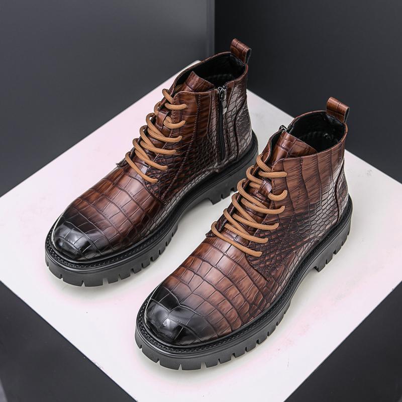 Fashion 2024 Winter Classic Men s Leather Ankle Boots Trend Height Increasing High Top Shoes Handsome Workwear Boots for Men s Lace Up 38 коричневый
Fashion 2024 Winter Classic Men s Leather Ankle Boots Trend Height Increasing High Top Shoes Handsome Workwear Boots for Men s Lace Up 38 коричневый