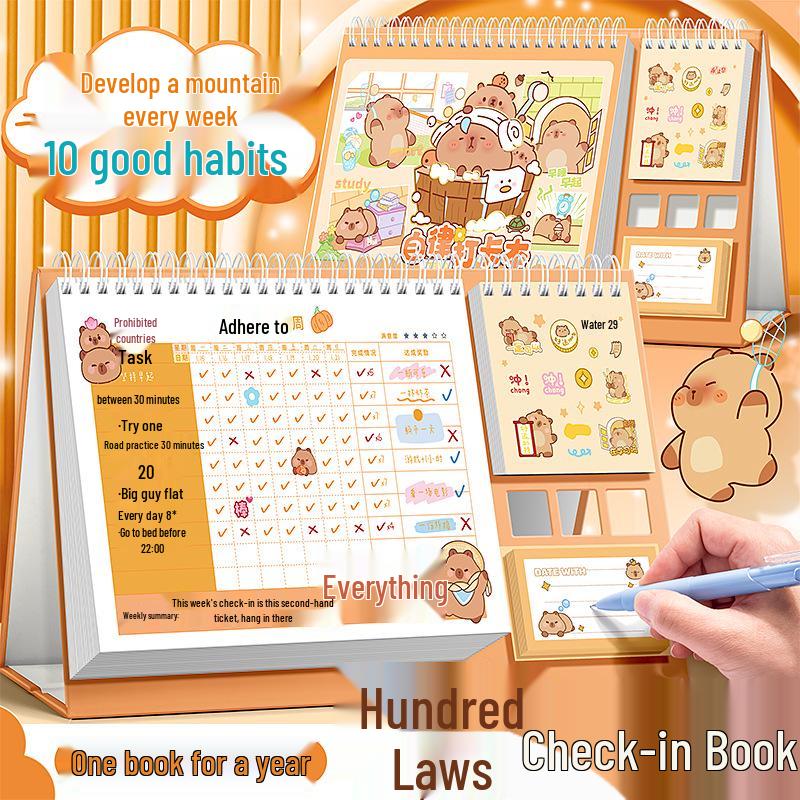 Kaba Bear Weekly Planner for Students: Cultivate Good Habits and Manage Time with Special Notes
Kaba Bear Weekly Planner for Students: Cultivate Good Habits and Manage Time with Special Notes