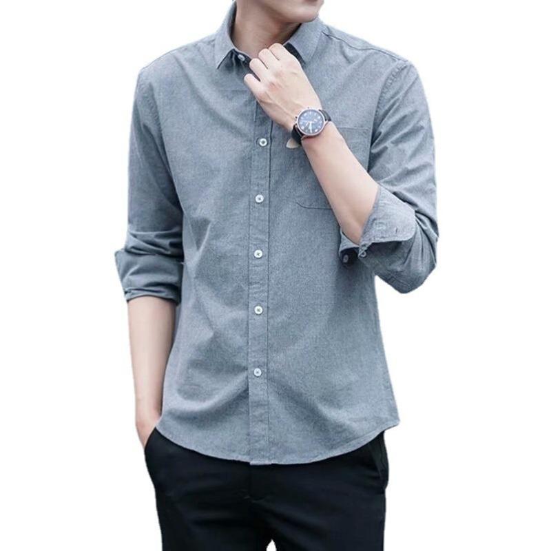 Men s Long-sleeved Youth Student Casual Shirt XXXXXL сірий
Men s Long-sleeved Youth Student Casual Shirt XXXXXL сірий
