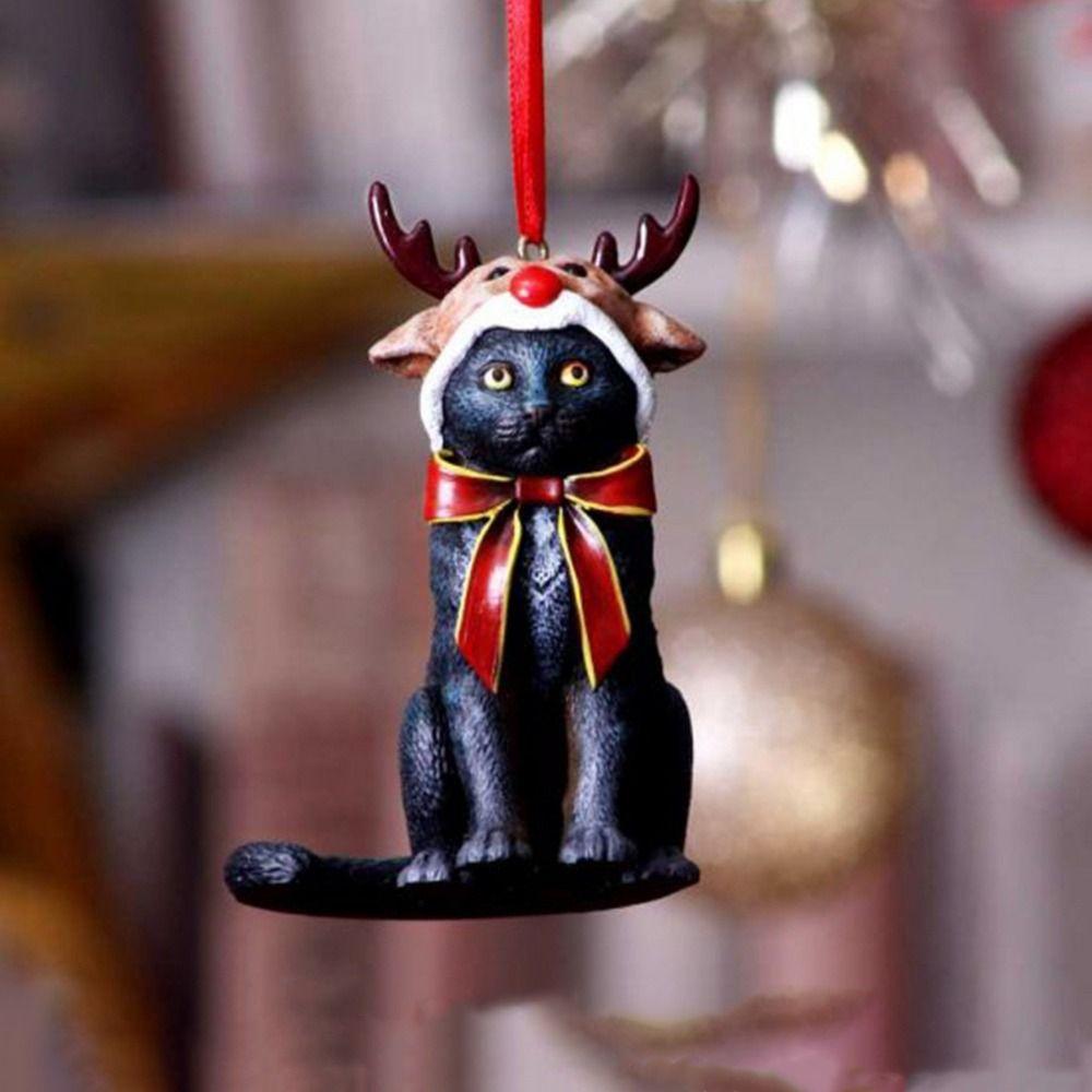 Cartoon Christmas Cat Sculpture Pendant Decorative Magic Christmas Cat Pendant Car/Key/Bag
Cartoon Christmas Cat Sculpture Pendant Decorative Magic Christmas Cat Pendant Car/Key/Bag