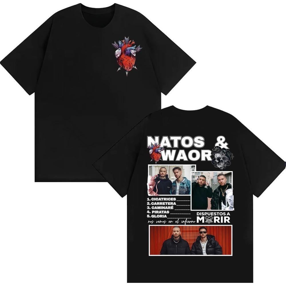 Rapper NATOS WAOR Album Tour Merch T Shirt Mens Clothing Hip Hop Pop Music Street T Shirts 2026 Springsummer Short Sleeve Top L
Rapper NATOS WAOR Album Tour Merch T Shirt Mens Clothing Hip Hop Pop Music Street T Shirts 2026 Springsummer Short Sleeve Top L