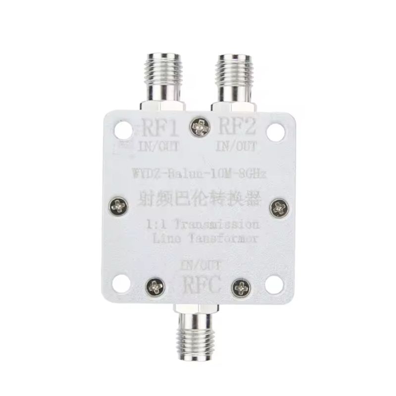 ABNR Transmission Line Transformer RF Balun Converter 10M-8Ghz 1:1 With SMA Female Connector срібний
ABNR Transmission Line Transformer RF Balun Converter 10M-8Ghz 1:1 With SMA Female Connector срібний