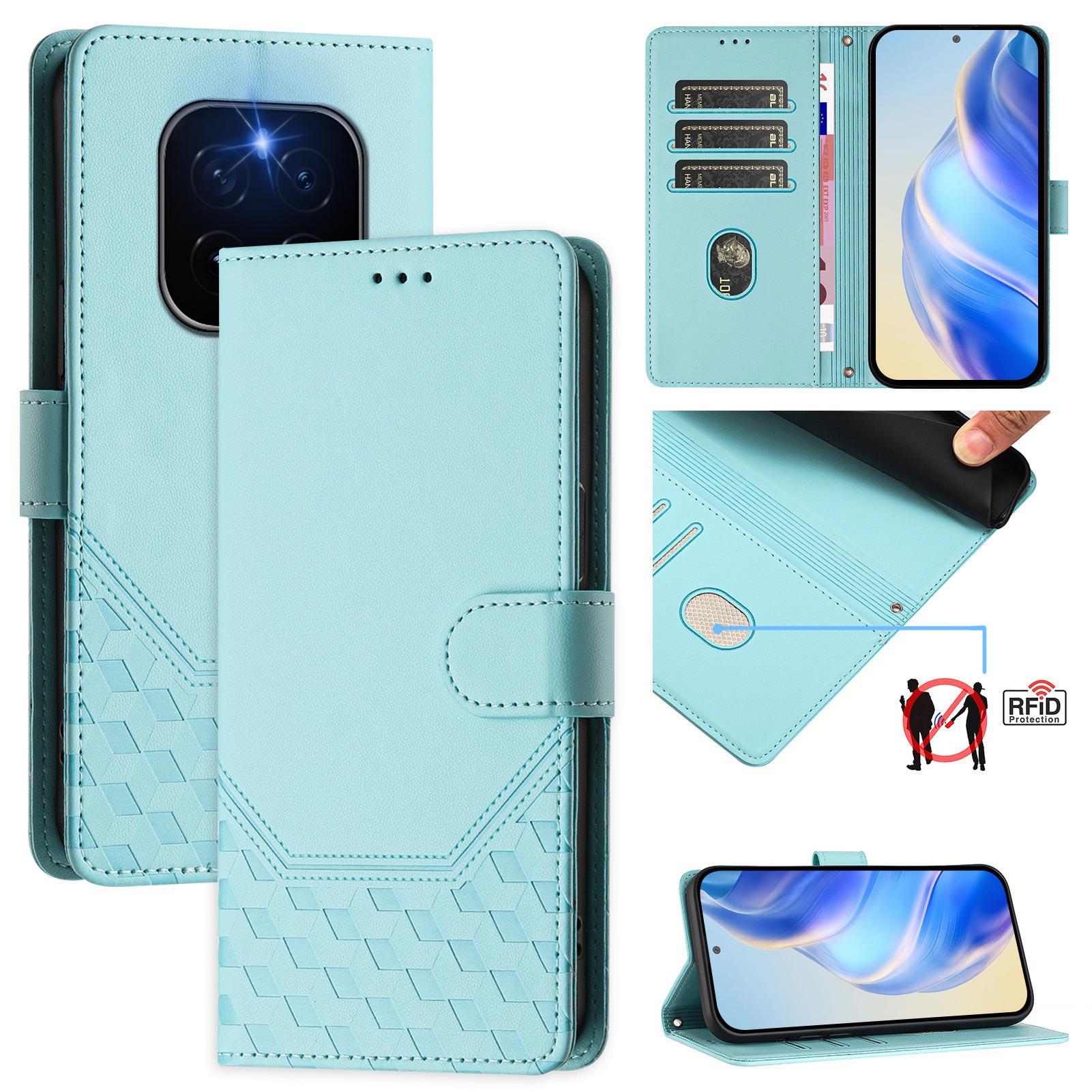 For Honor GT Pro Case Imprinted Honeycomb RFID Blocking Leather Phone Cover with Strap Dark Purple
For Honor GT Pro Case Imprinted Honeycomb RFID Blocking Leather Phone Cover with Strap Dark Purple