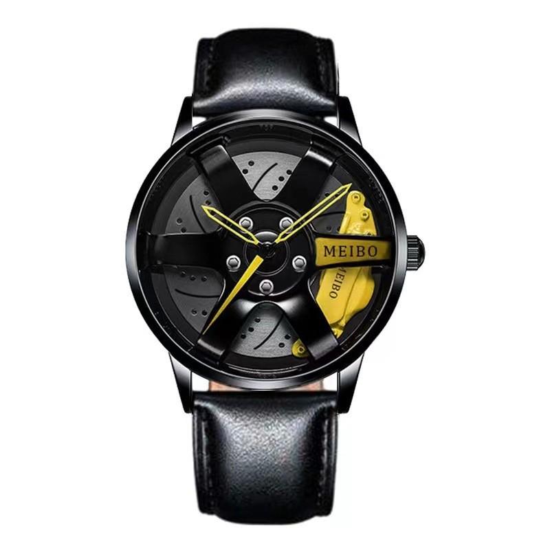 Fashion Sports Car Wheel Watch For Men With Quartz Movement And Leather Strap жовтий
Fashion Sports Car Wheel Watch For Men With Quartz Movement And Leather Strap жовтий