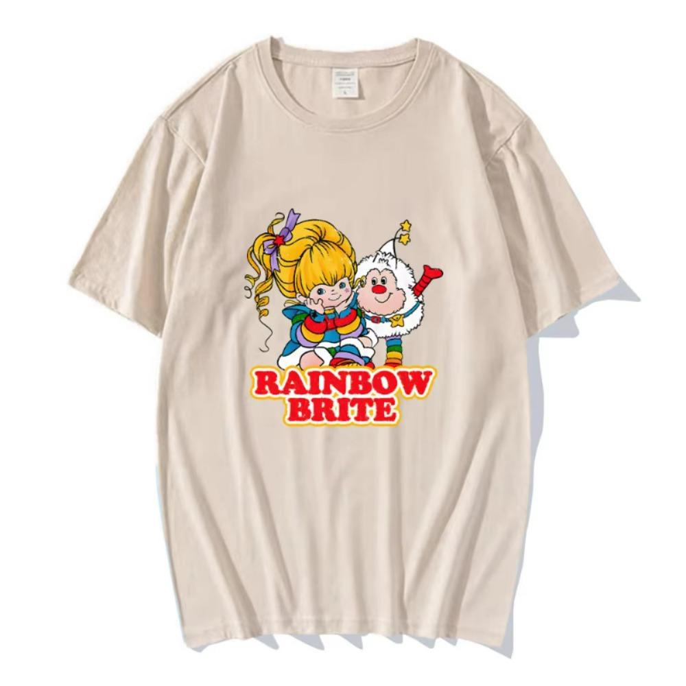 Rainbow Brite T-shirts Cartoon Print Cute Vintage Tee-shirt For Spring/Summer Round Neck Women Tshirt Camisetas Tops S
Rainbow Brite T-shirts Cartoon Print Cute Vintage Tee-shirt For Spring/Summer Round Neck Women Tshirt Camisetas Tops S