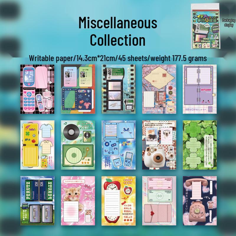 Юй Сянь Креативный складной блокнот для заметок «Сделай сам»: Серия для отдыха
Юй Сянь Креативный складной блокнот для заметок «Сделай сам»: Серия для отдыха