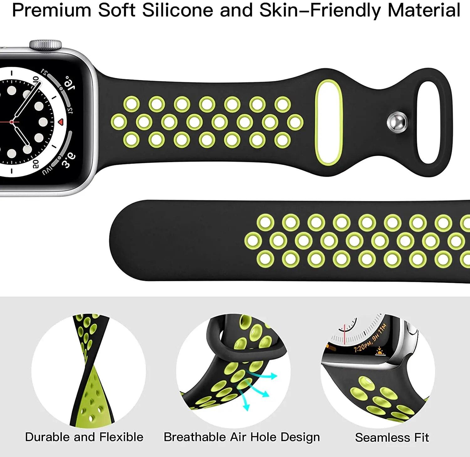 Силиконовый ремешок для Apple Watch Band 44 мм 45 мм 49 мм 40 мм 41 мм Мягкий ремешок для часов Correa Bracelet iWatch Series 3 4 5 6 7 Se 8 Ultra 38mm 40mm 41mm
Силиконовый ремешок для Apple Watch Band 44 мм 45 мм 49 мм 40 мм 41 мм Мягкий ремешок для часов Correa Bracelet iWatch Series 3 4 5 6 7 Se 8 Ultra 38mm 40mm 41mm