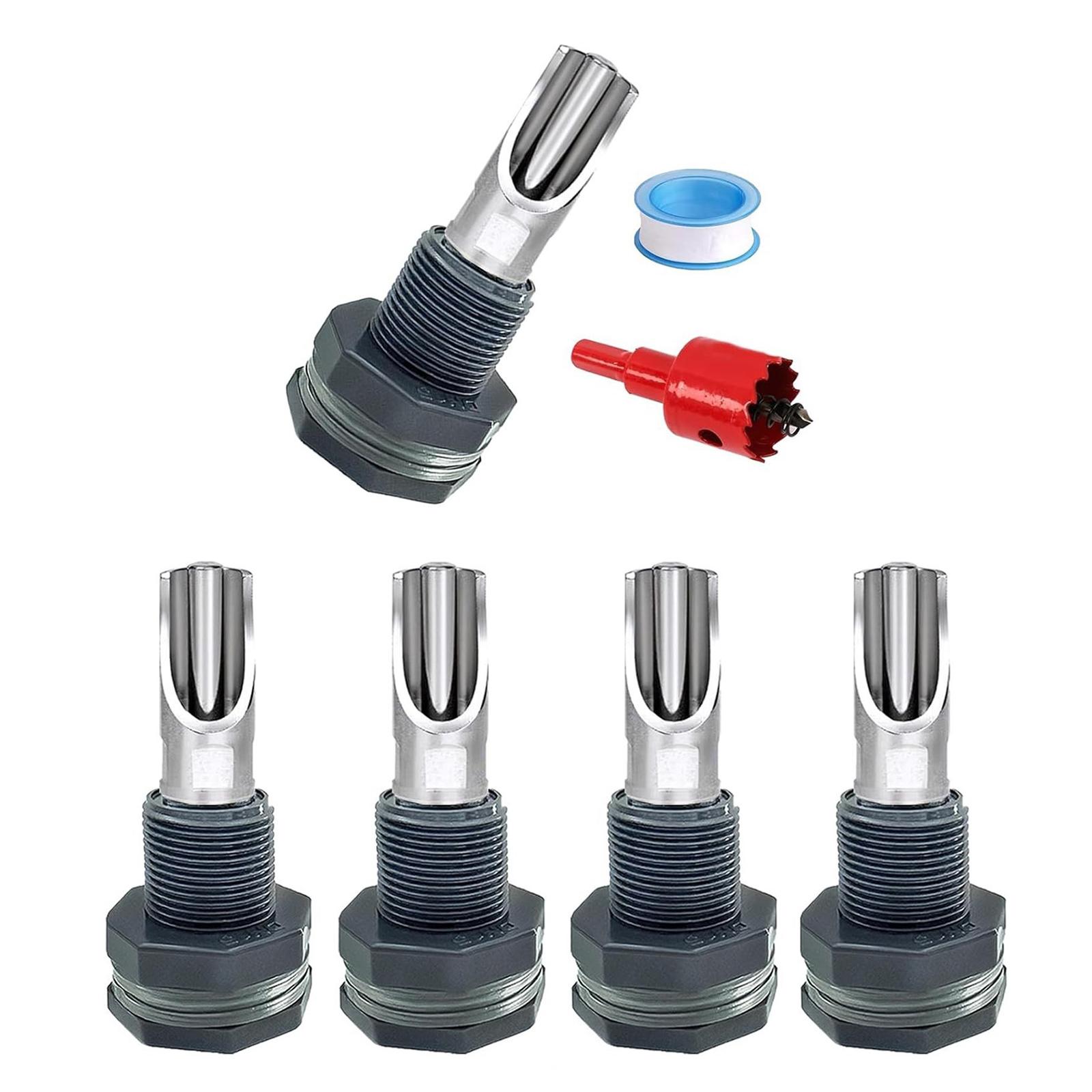 5 шт. Автоматические ниппели-поилки для свиней из нержавеющей стали с буровым сверлом для легкой установки и обслуживания, для фермерского использования A
5 шт. Автоматические ниппели-поилки для свиней из нержавеющей стали с буровым сверлом для легкой установки и обслуживания, для фермерского использования A