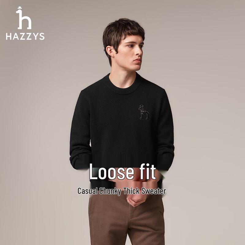 HAZZYS Men s Round Neck 100% Wool Sweater 2XL
HAZZYS Men s Round Neck 100% Wool Sweater 2XL