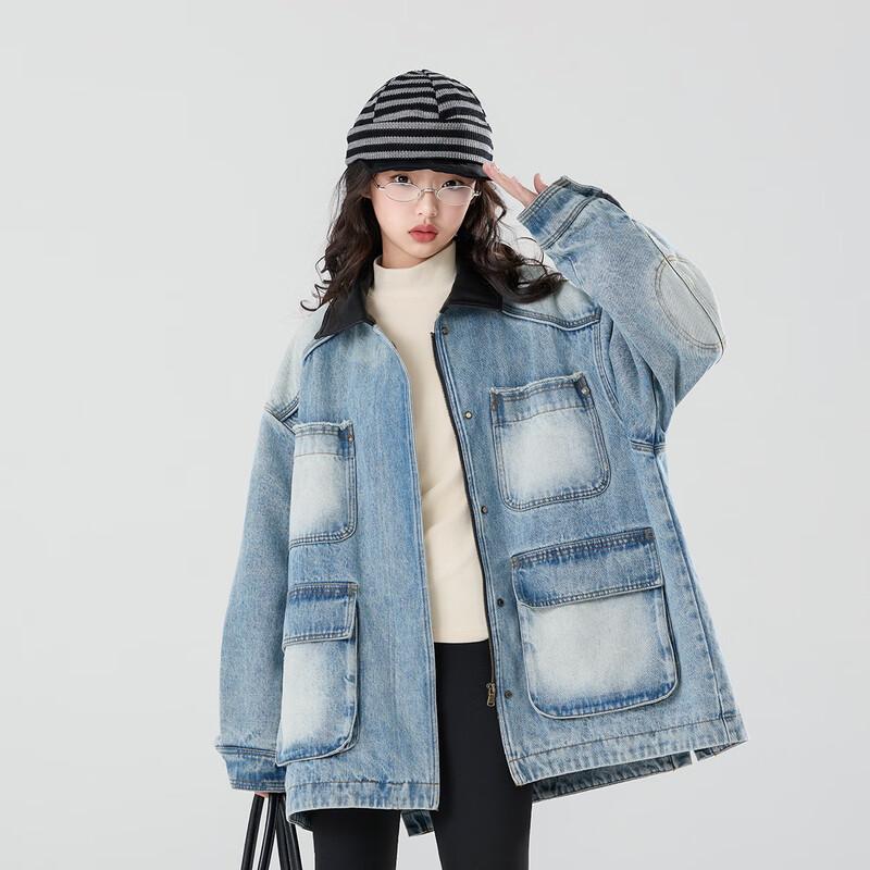 Huatiancai Girls Winter Workwear Denim Jacket 165
Huatiancai Girls Winter Workwear Denim Jacket 165