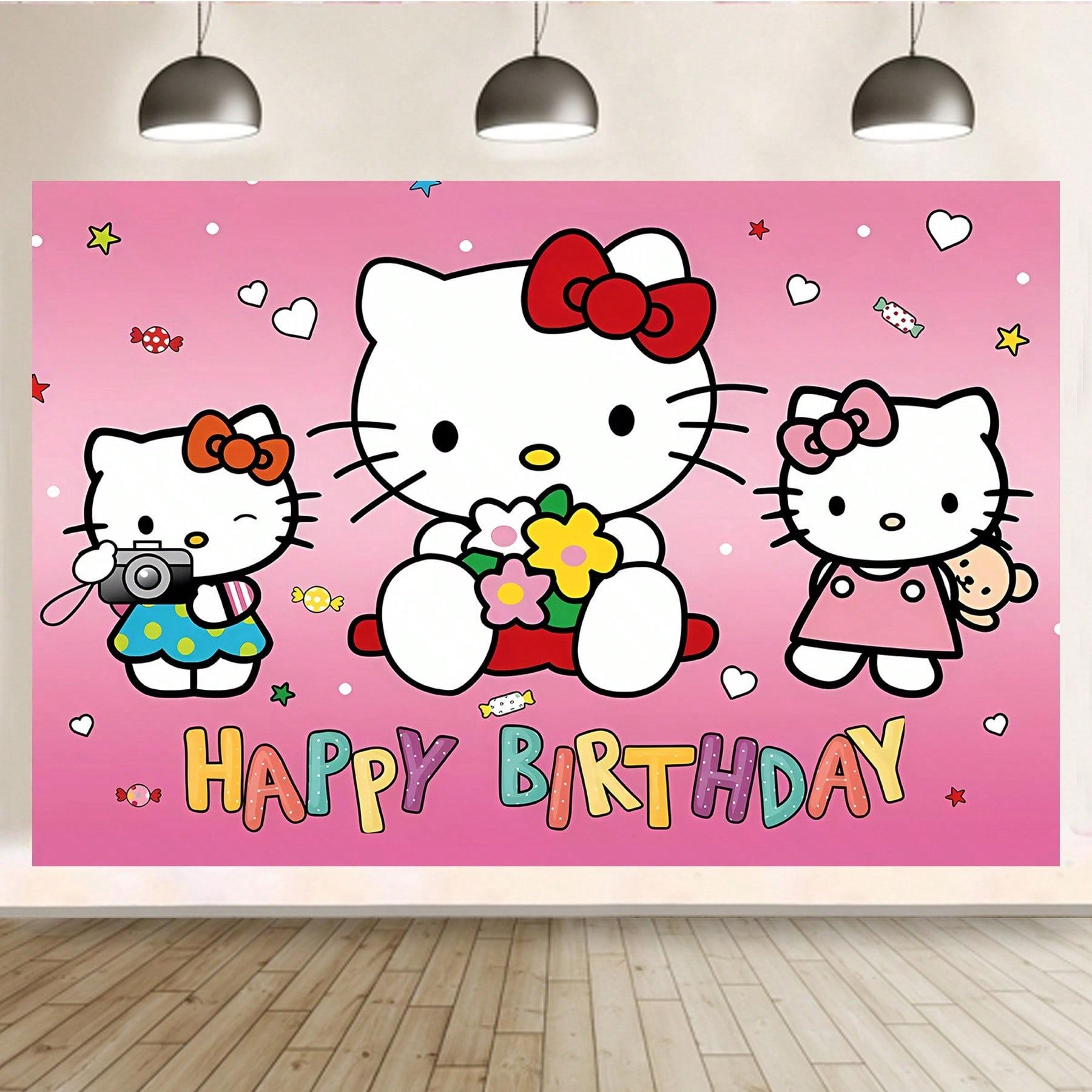 Cartoon Cute Sanrio Kitty Pink Punk Gothic Printed Tapestry Cute Poster Wall Hanging Art Decoration Aesthetic Background Cloth 74x94cm(29x37in)
Cartoon Cute Sanrio Kitty Pink Punk Gothic Printed Tapestry Cute Poster Wall Hanging Art Decoration Aesthetic Background Cloth 74x94cm(29x37in)