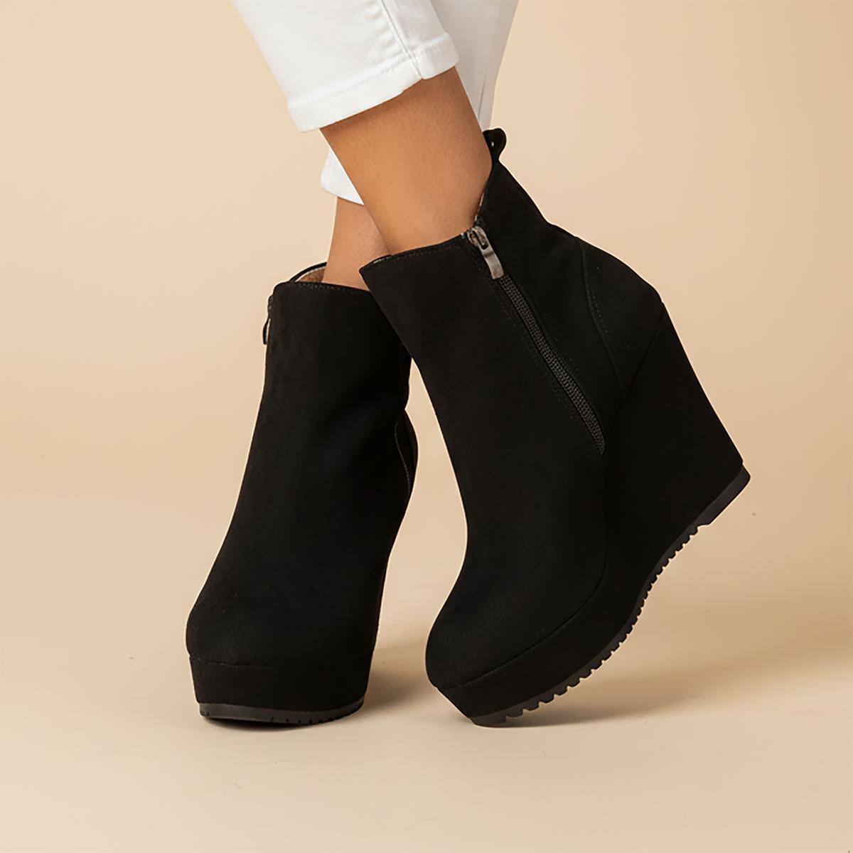 Women Ankle Boots New Thick Soles Sloping Heels Short Boots Casual Outdoor Wedge Shoes Women Warm Platform Snow Boots Women 36
Women Ankle Boots New Thick Soles Sloping Heels Short Boots Casual Outdoor Wedge Shoes Women Warm Platform Snow Boots Women 36