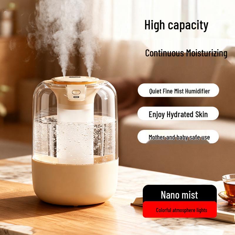 Seven-Color Dual Mist J20 Humidifier: 2L Capacity, Digital Display, Night Light, CE Certified, Ideal for Mother and Baby. White Light розовый
Seven-Color Dual Mist J20 Humidifier: 2L Capacity, Digital Display, Night Light, CE Certified, Ideal for Mother and Baby. White Light розовый