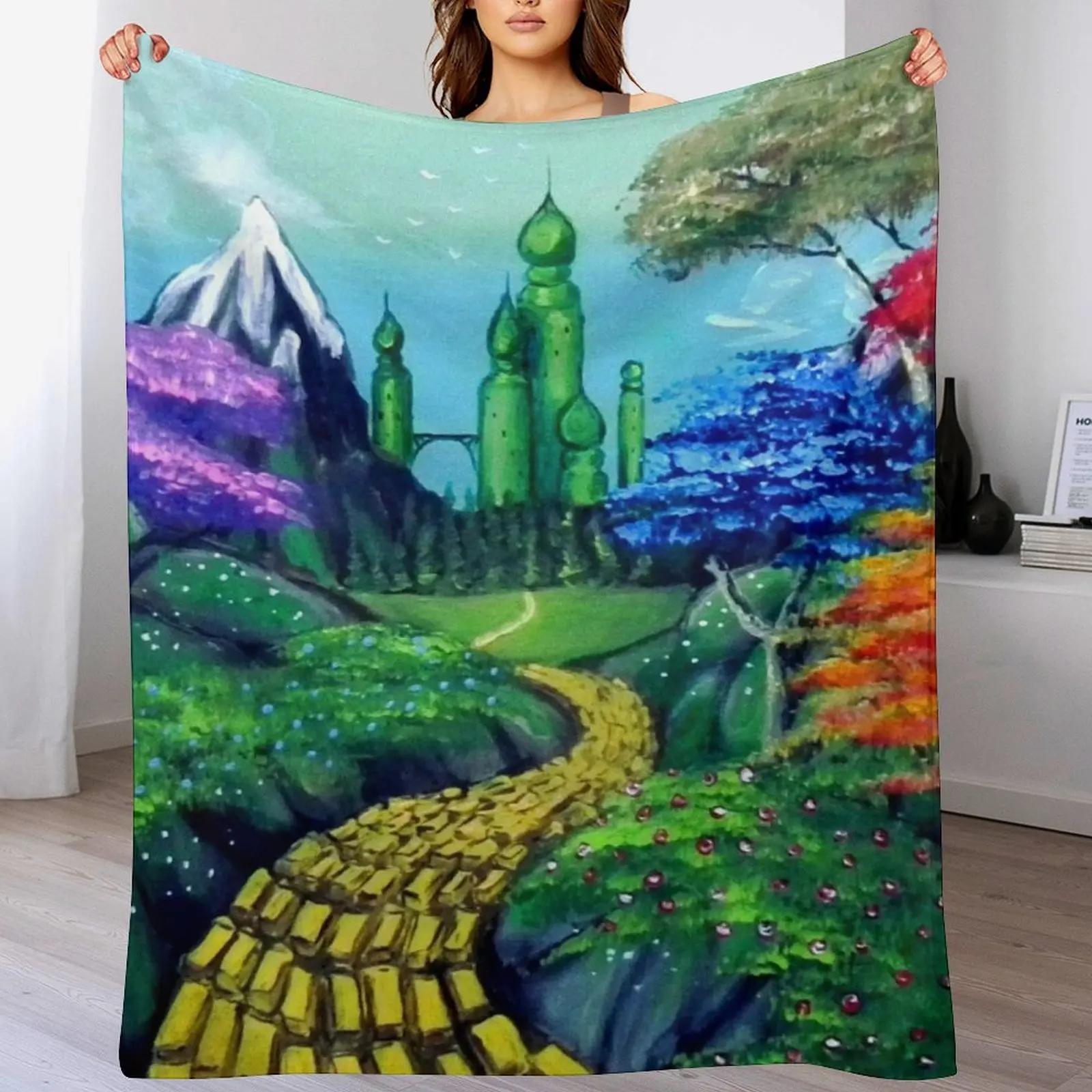 Road to the Emerald City Throw Blanket Elegant Warm Throw Blanket for Hotel Home 102x76cm(40x30in)
Road to the Emerald City Throw Blanket Elegant Warm Throw Blanket for Hotel Home 102x76cm(40x30in)